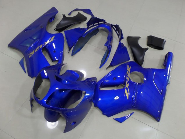 2000-2001 Blue with Gold Sticker Kawasaki ZX12R Replacement Motorcycle Fairings Canada