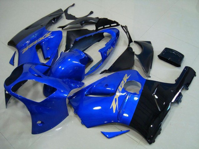 2000-2001 Blue Black Kawasaki ZX12R Bike Fairing Kit Canada