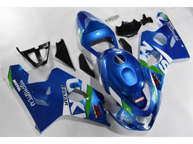 2004-2005 Blue White Suzuki GSXR 600/750 Motorcylce Fairings Canada