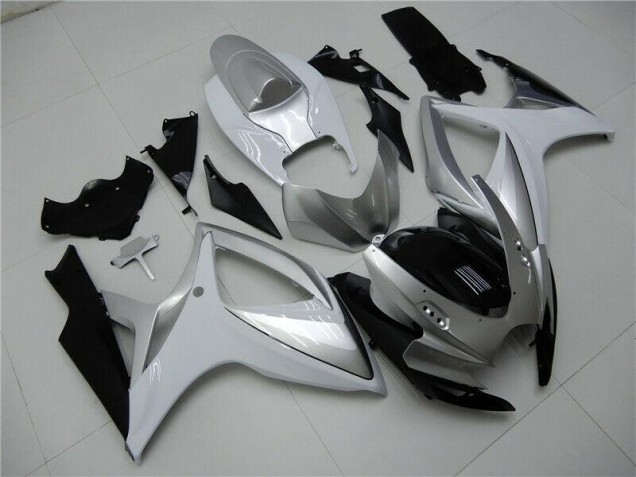 2006-2007 Silver Suzuki GSXR 600/750 Motorcycle Fairings Kits Canada