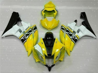 2006-2007 Yellow White Black Yamaha YZF R6 Motorcylce Fairings Canada