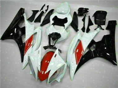 2006-2007 White Yamaha YZF R6 Replacement Motorcycle Fairings Canada