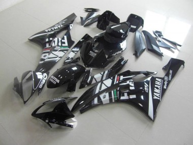 2006-2007 Black Fiat Yamaha YZF R6 Bike Fairing Canada