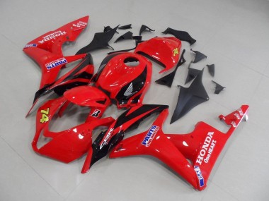 2007-2008 Red Black Race Honda CBR600RR Replacement Fairings Canada