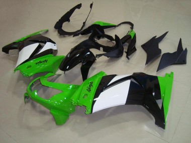 2008-2012 Green White Black Kawasaki ZX250R Replacement Motorcycle Fairings Canada