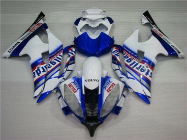 2008-2016 White Blue Sterilgarda Volvo Yamaha YZF R6 Motorcycle Fairing Canada