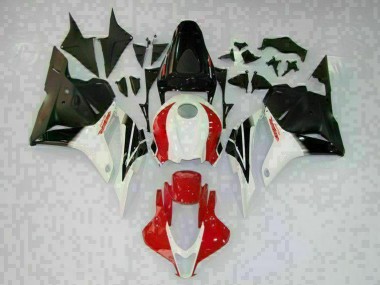 2009-2012 White Black Red Honda CBR600RR Motorcycle Fairings Kit Canada