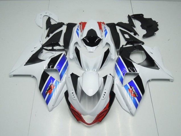 2009-2016 White Blue Black Suzuki GSXR 1000 K9 Bike Fairing Canada