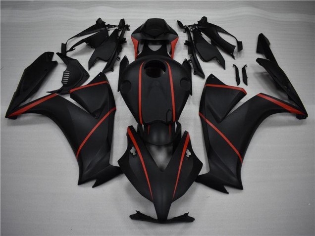 2012-2016 Matte Black Red Honda CBR1000RR Motorcycle Replacement Fairings Canada