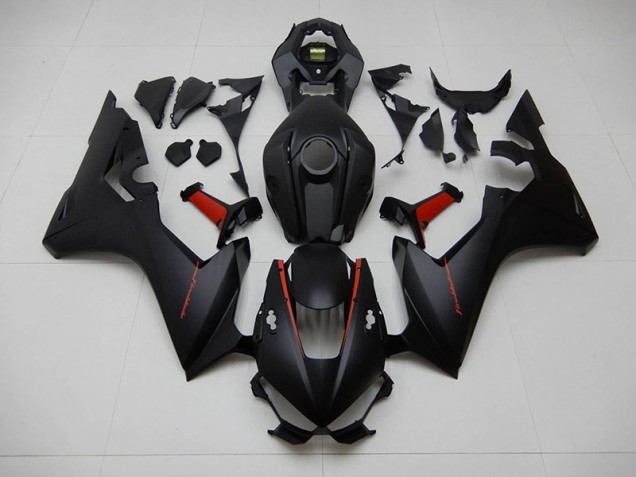 2017-2020 Black with Red Fireblade Honda CBR1000RR Motorcycle Fairings Kit Canada