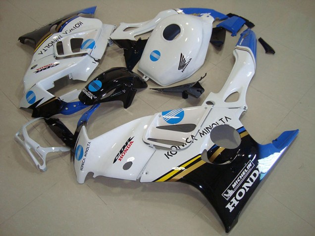 1995-1998 White Blue Konica Minolta Honda CBR600 F3 Motorcycle Fairings Kit Canada