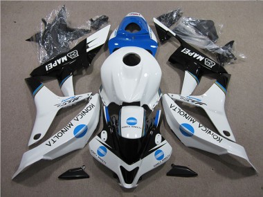 2007-2008 Blue White Black Konica Minolta MAPEI Honda CBR600RR Moto Fairings Canada