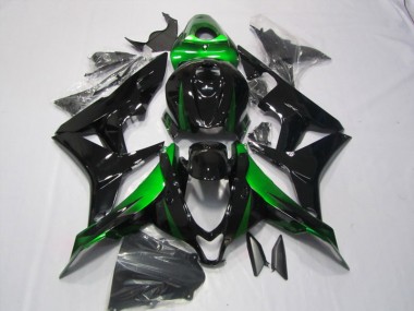 2007-2008 Black Green Honda CBR600RR Motorcycle Replacement Fairings Canada