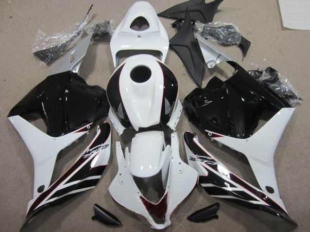 2009-2012 Black White Honda CBR600RR Motorcycle Fairings Canada