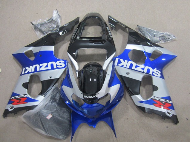 2000-2002 Blue White Decal Suzuki GSXR1000 Motorcycle Fairings Canada