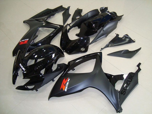 2006-2007 Matte Black Suzuki GSXR750 Motorcycle Fairings Canada