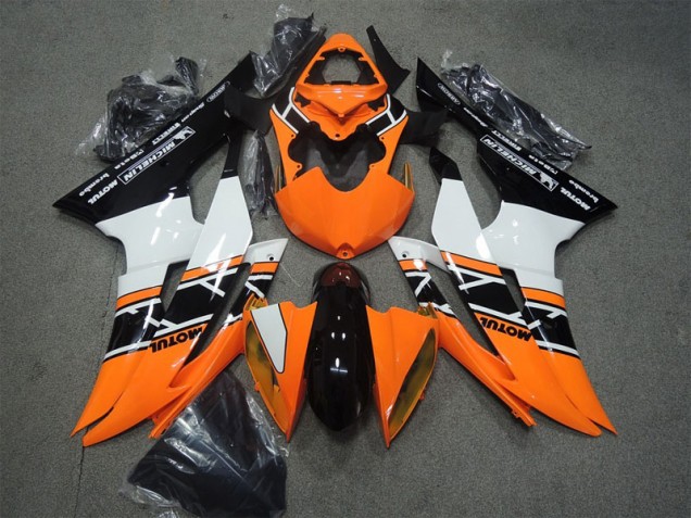 2008-2016 Orange Black Motul Yamaha YZF R6 Motor Fairings Canada